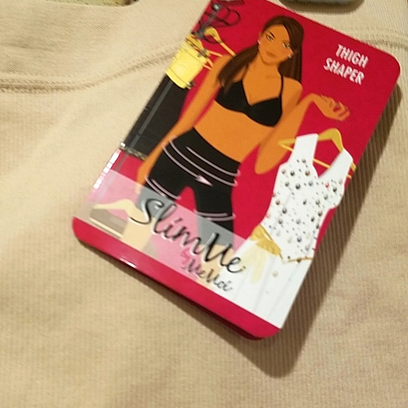 NWT  1X High Waisted Thigh Shaper,  Nude,  Slim Me By MeMoi MSM-107 - Picture 4 of 8